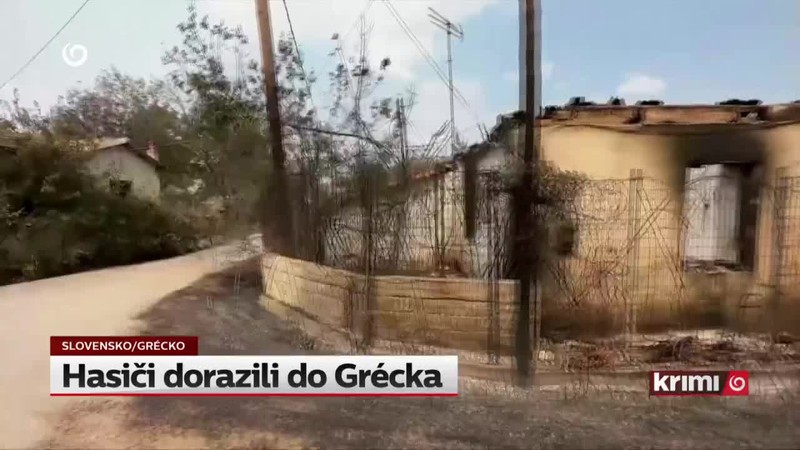 Hasiči dorazili do Grécka