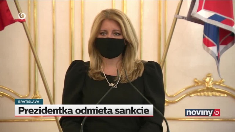 Prezidentka odmieta sankcie