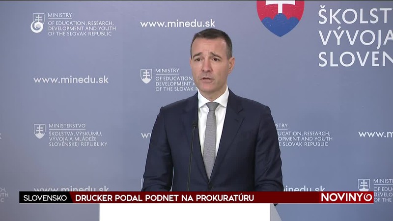 DRUCKER PODAL PODNET NA PROKURATÚRU