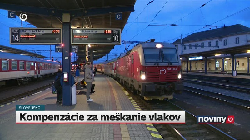 Kompenzácie za meškanie vlakov