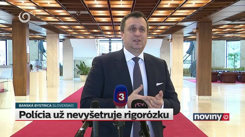 Polícia už nevyšetruje rigorózku