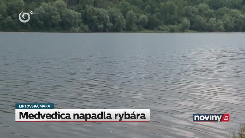 Medvedica napadla rybára