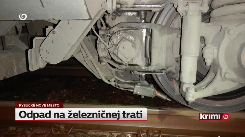 Odpad na železničnej trati