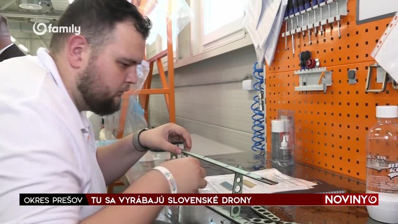 TU SA VYRÁBAJÚ SLOVENSKÉ DRONY
