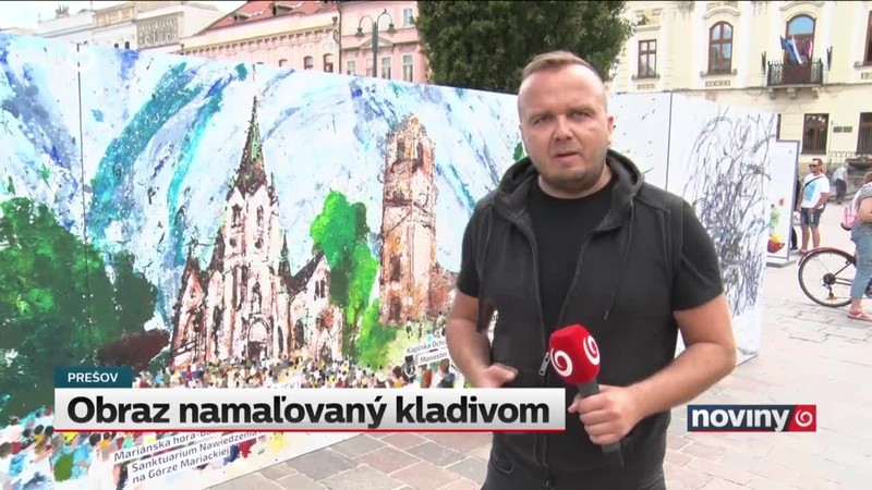 Obraz namaľovaný kladivom