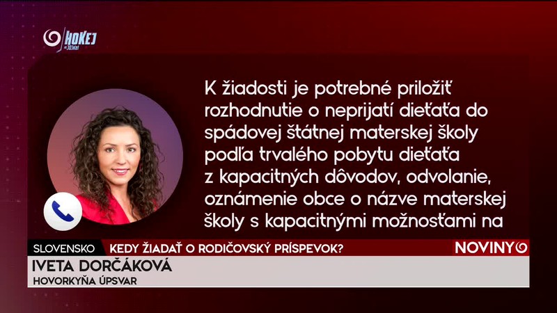 KEDY ŽIADAŤ O RODIČOVSKÝ PRÍSPEVOK?