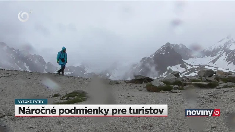 Náročné podmienky pre turistov