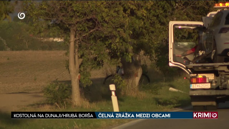 ČELNÁ ZRÁŽKA MEDZI OBCAMI