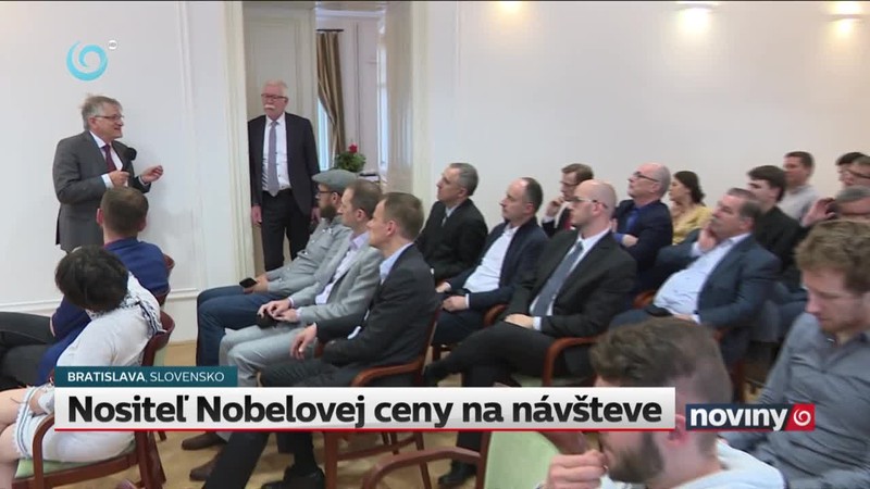 Nositeľ Nobelovej ceny na návšteve
