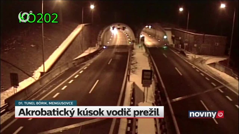 Akrobatický kúsok vodič prežil