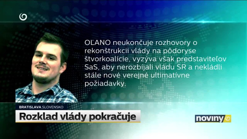 Rozklad vlády pokračuje
