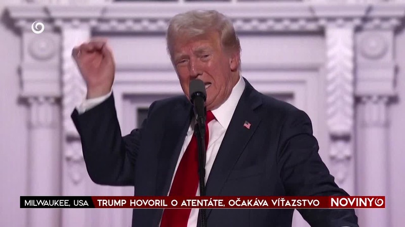 TRUMP HOVORIL O ATENTÁTE, OČAKÁVA VÍŤAZSTVO