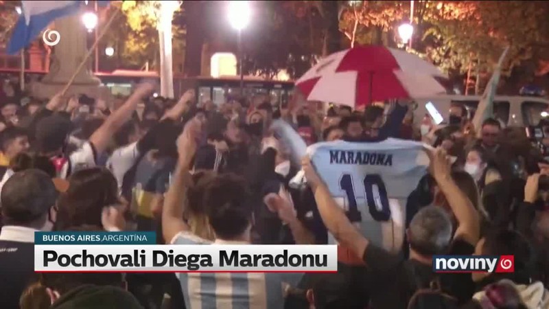 Pochovali Diega Maradonu