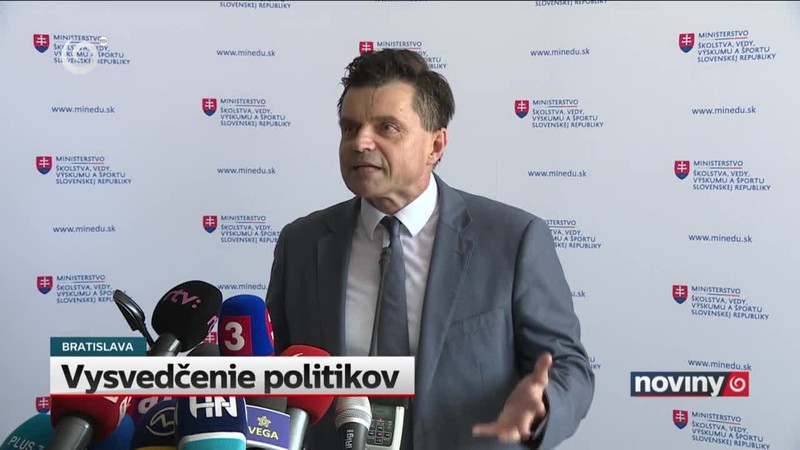 Vysvedčenie politikov