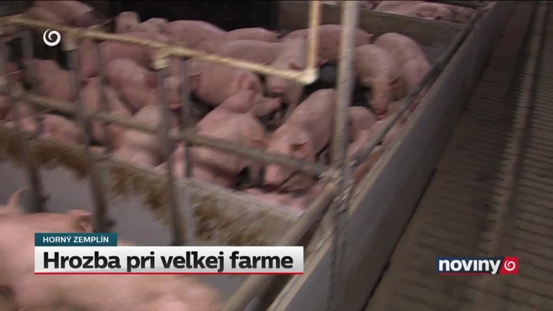 Hrozba pri veľkej farme