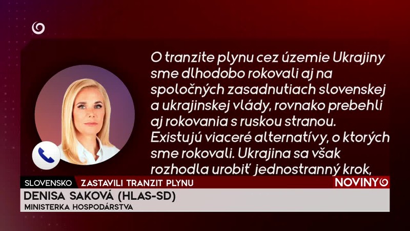 ZASTAVILI TRANZIT PLYNU