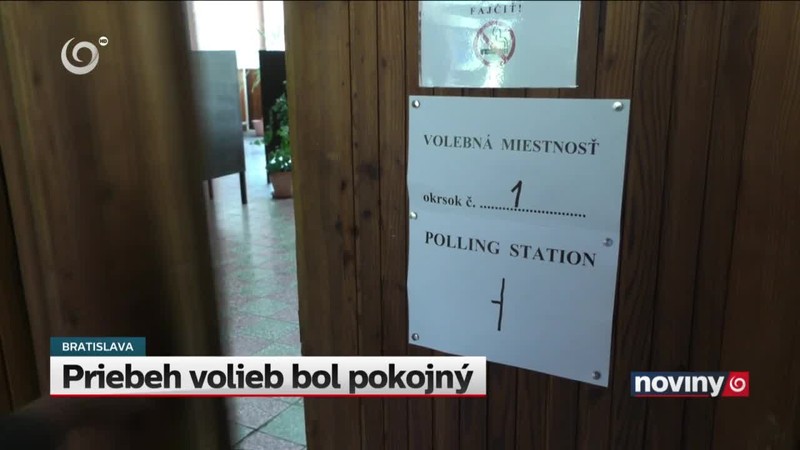 Priebeh volieb bol pokojný