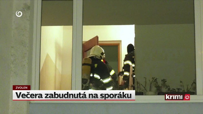 Večera zabudnutá na sporáku