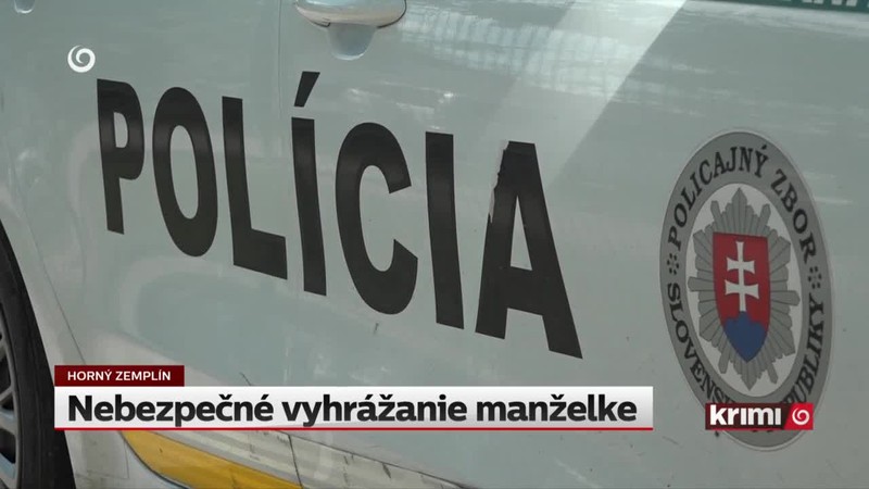 Nebezpečné vyhrážanie manželke