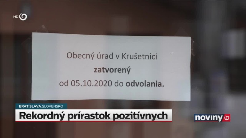 Rekordný prírastok pozitívnych