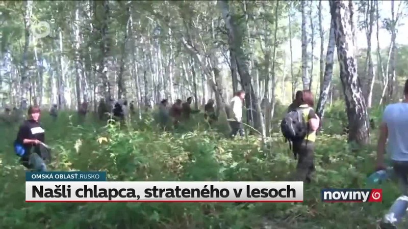 Našli chlapca, strateného v lesoch