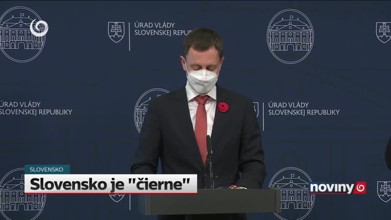 Slovensko je "čierne"