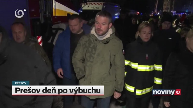Prešov deň po výbuchu