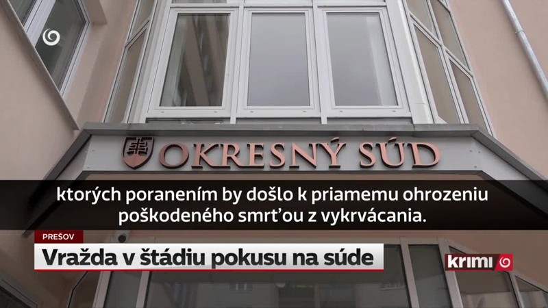 Vražda v štádiu pokusu na súde