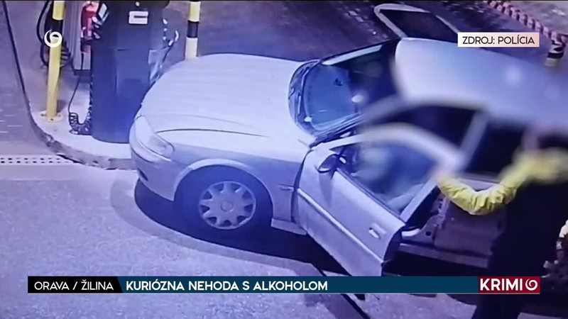 KURIÓZNA NEHODA S ALKOHOLOM