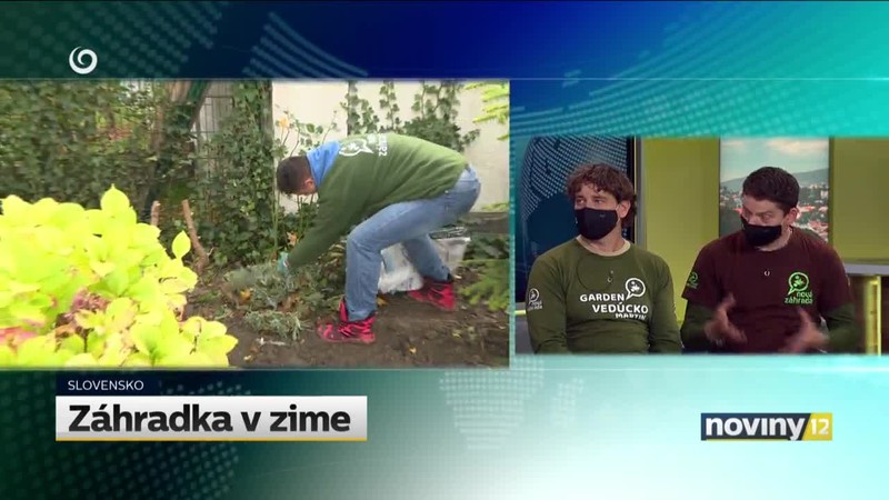 Záhradka v zime