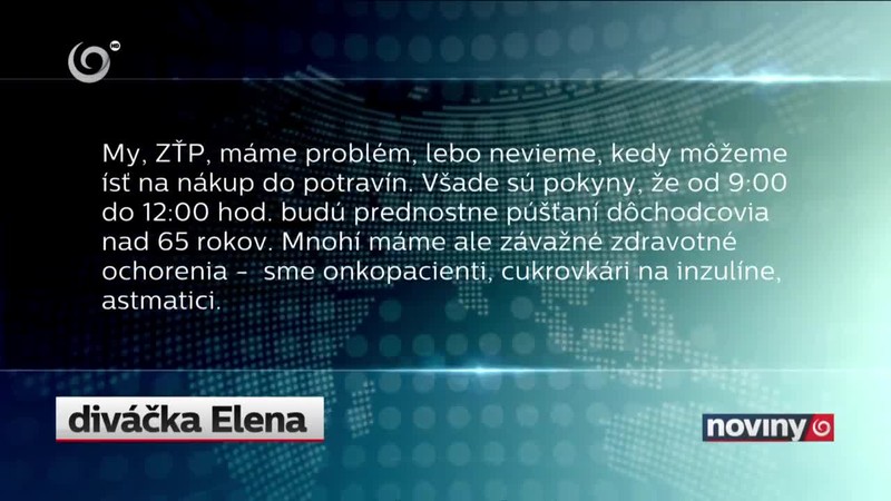 Obchody - čas pre seniorov