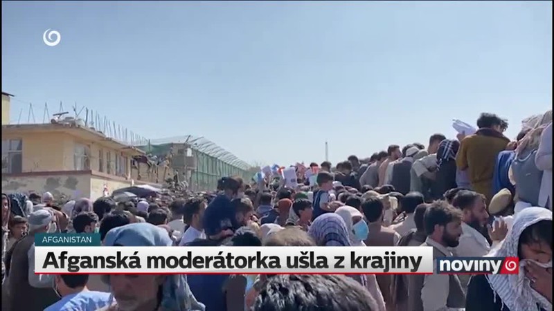 Afganská moderátorka ušla z krajiny