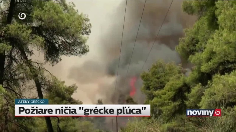 Požiare ničia "grécke pľúca"