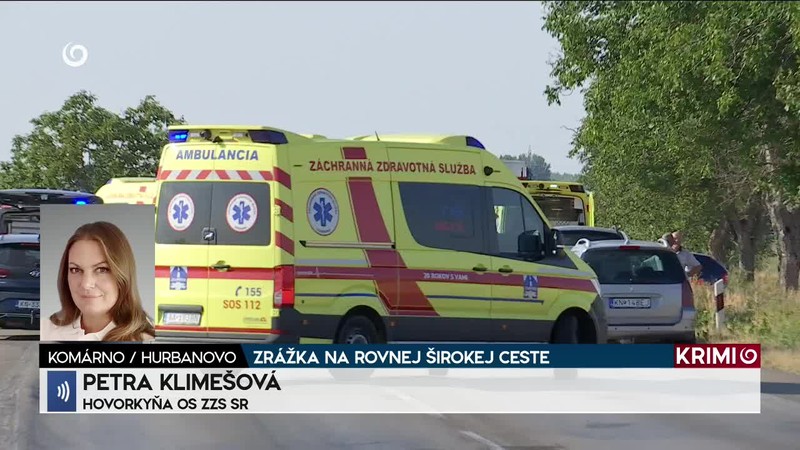 ZRÁŽKA NA ROVNEJ ŠIROKEJ CESTE