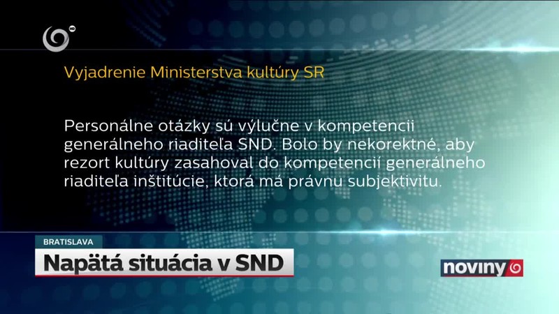 Napätá situácia v SND