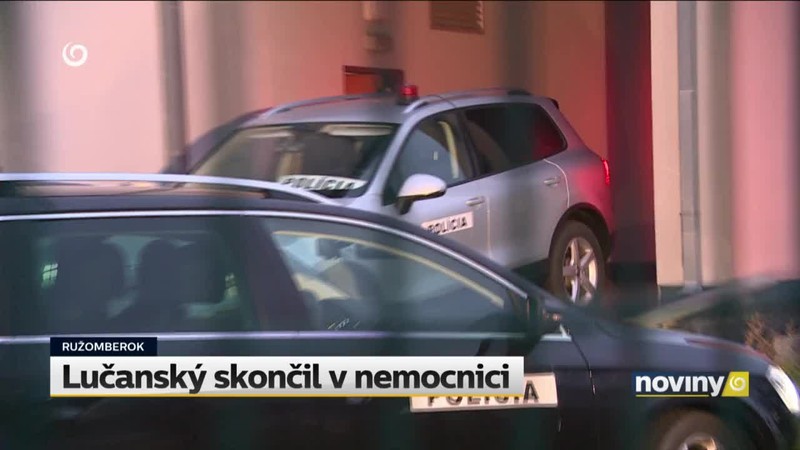 Lučanský skončil v nemocnici