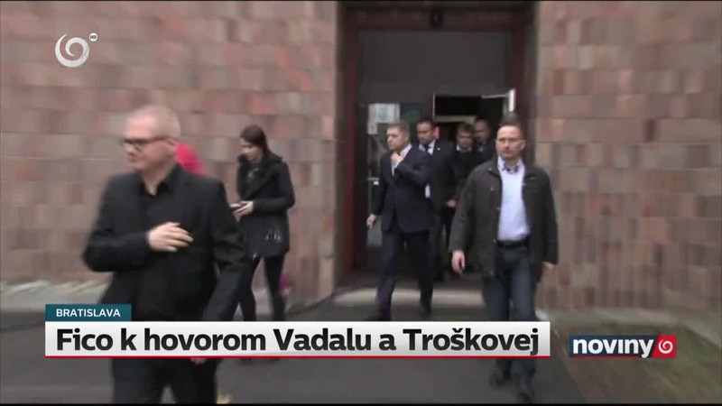 Fico k hovorom Vadalu a Troškovej