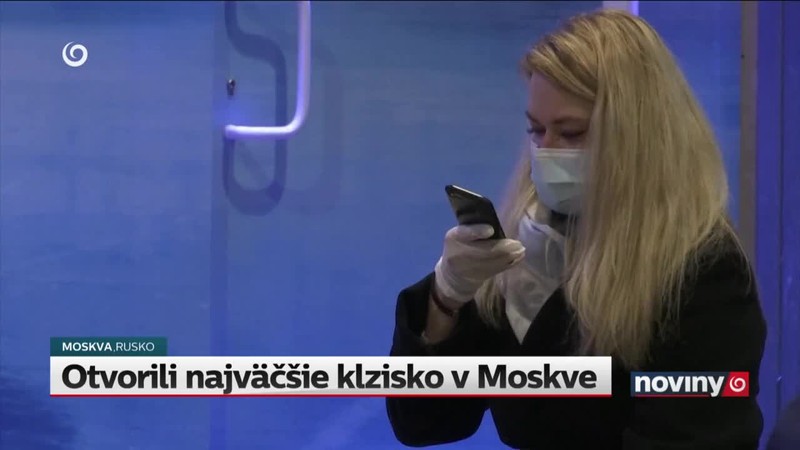 Otvorili najväčšie klzisko v Moskve