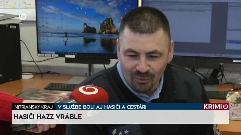 V SLUŽBE BOLI AJ HASIČI A CESTÁRI