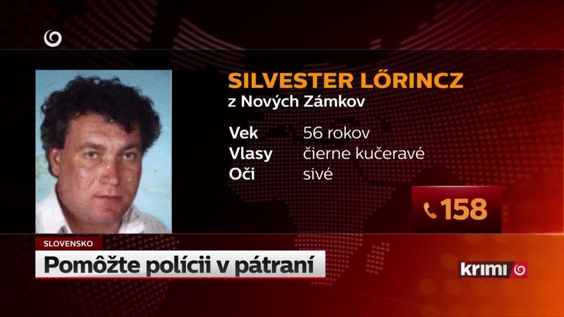 Pomôžte polícii v pátraní