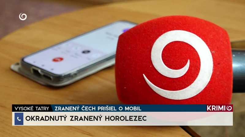 ZRANENÝ ČECH PRIŠIEL O MOBIL