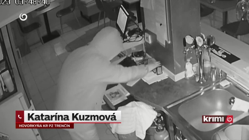 Krádež v kaviarni trvala 37 sekúnd