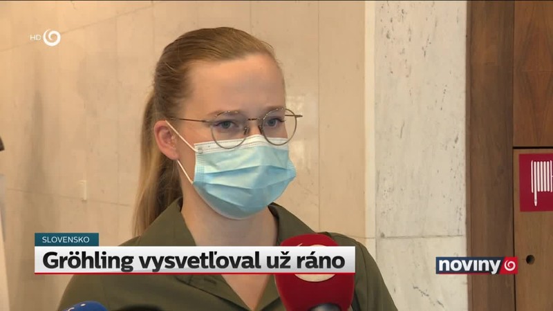Gröhling vysvetľoval už ráno