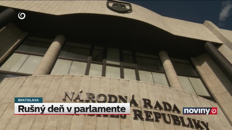 Rušný deň v parlamente