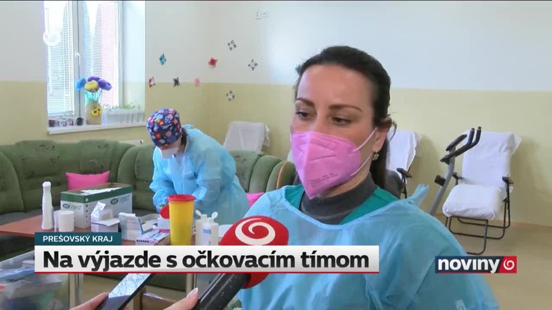 Na výjazde s očkovacím tímom