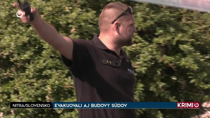 EVAKUOVALI AJ BUDOVY SÚDOV
