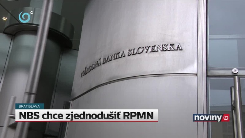 NBS chce zjednodušiť RPMN