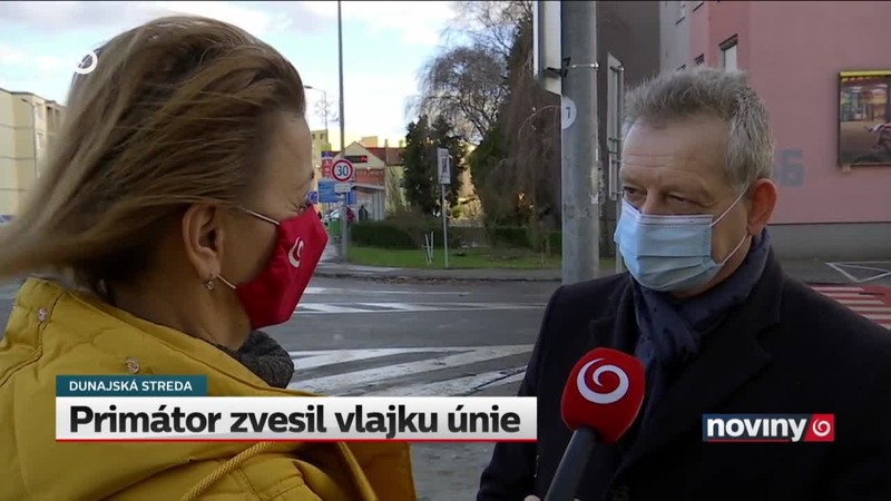 Primátor zvesil vlajku únie