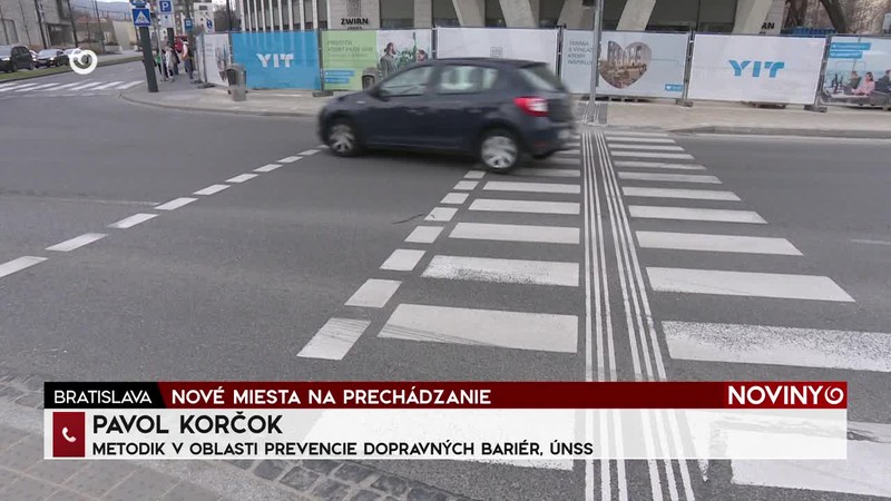 NOVÉ MIESTA NA PRECHÁDZANIE