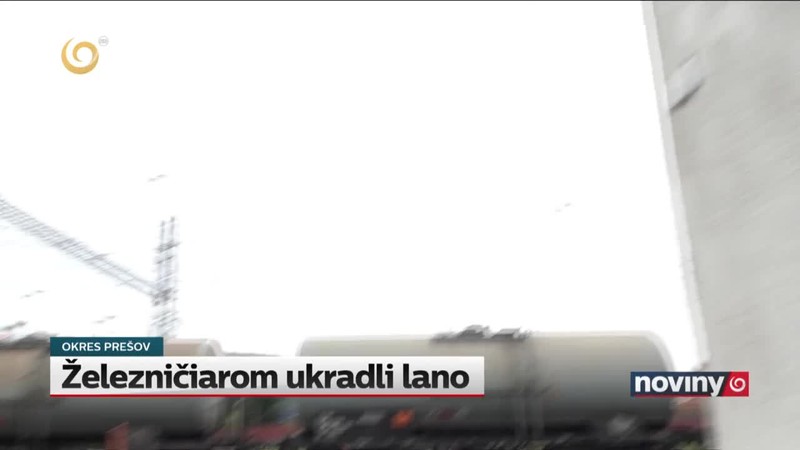 Železničiarom ukradli lano